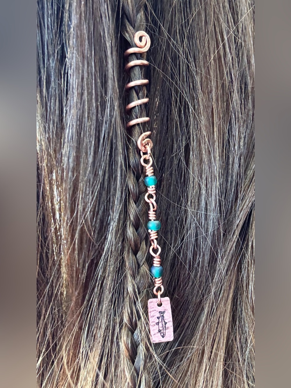 Handmade Copper Hair Wraps ✨🧡
